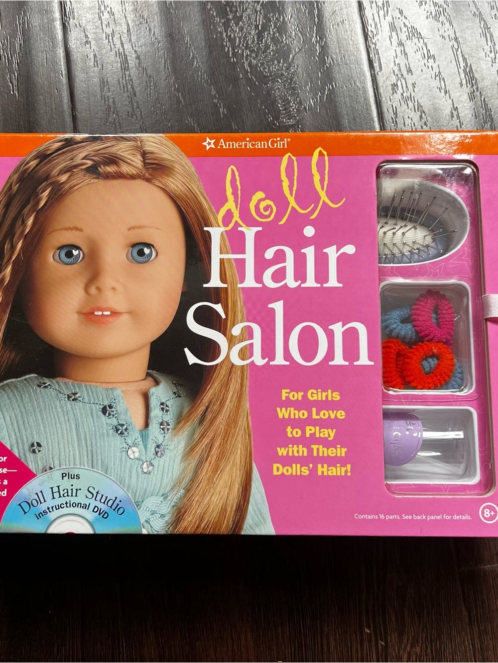 American Girl Doll Hair Salon Set Kit - Pink NEW
